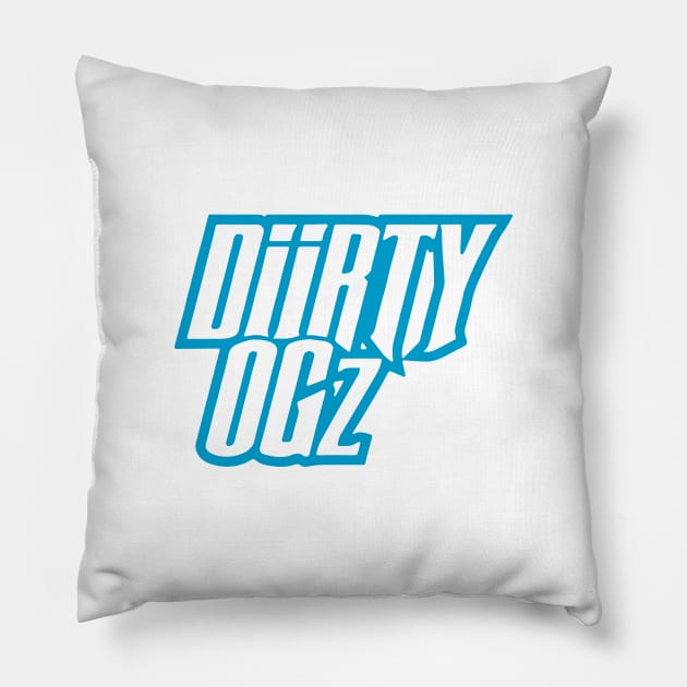 DIIRTY OG'z 3 Pillow by undergroundART