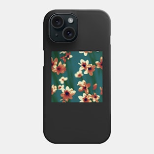 Beautiful Stylized Pink Flowers, for all those who love nature #198 Phone Case