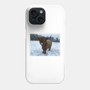 Scottish Highland Cattle Bull 2207 Phone Case