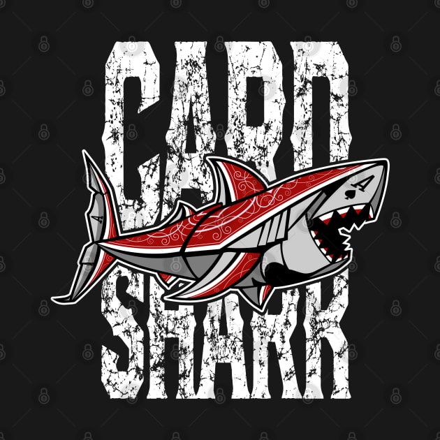 Card Shark - White by LuckyDuckPoker
