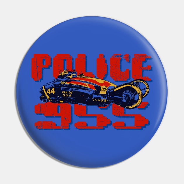 Police Spinner Pin by synaptyx