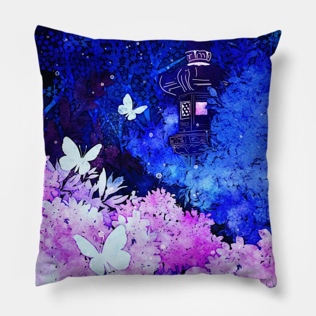 Luna Butterfly Shrine Pillow by venglehart