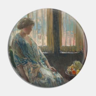 The New York Window by Childe Hassam Pin