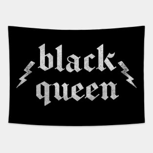 Black Queen / Typography Statement Design Tapestry