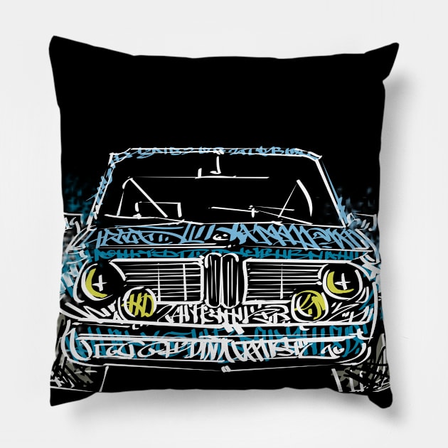 BMW 2002 Pillow by Mko_Shekhyan