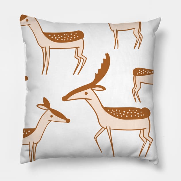 Deers Pillow by Podycust168