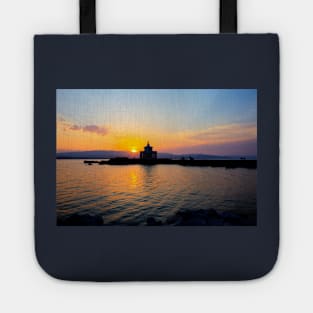 Argostoli lighthouse Sunset, Kefalonia Tote