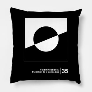 Vladimir Nabokov - Minimalist Artwork Design Pillow