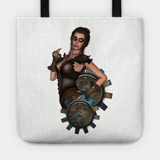 The lady of Steampunk Tote