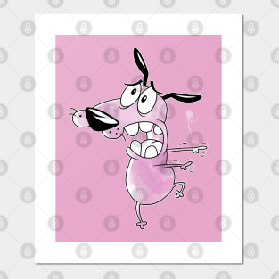Courage The Cowardly Dog Posters And Art Prints Teepublic Dilworth came this cartoon network original series following. courage the cowardly dog posters and