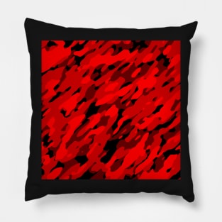 Red Camouflage Pillow