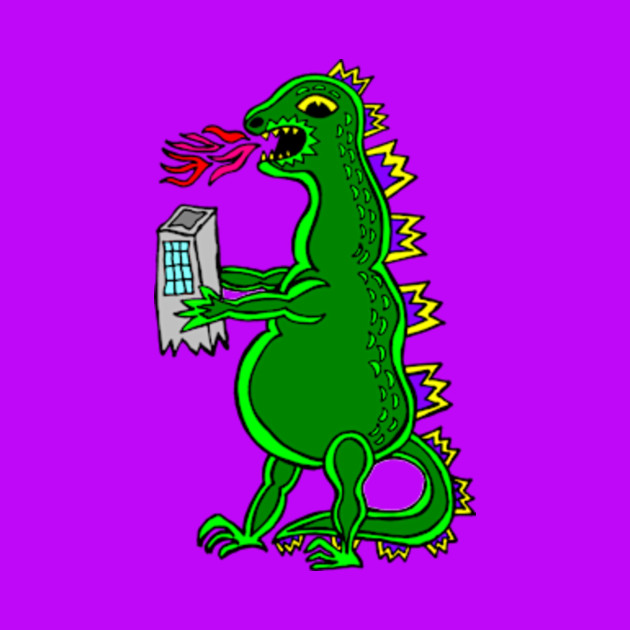 King Lizard - Monster - Phone Case