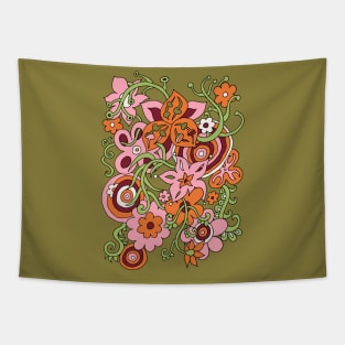 70s Retro Nights Tapestry