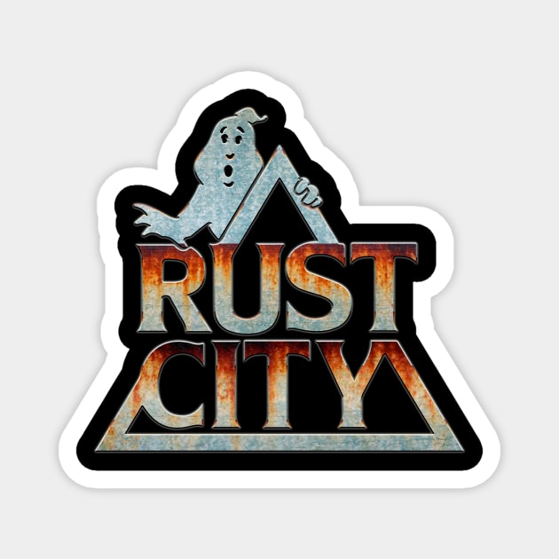 Ghostbusters Rust City Magnet by Custom Ghostbusters Designs