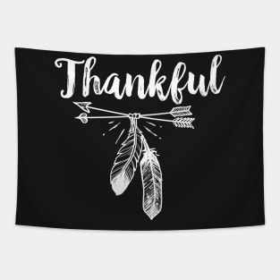 Thankful Arrows And Feathers Tapestry