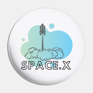 go to space Pin