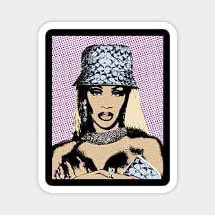 saweetie style pop art Magnet