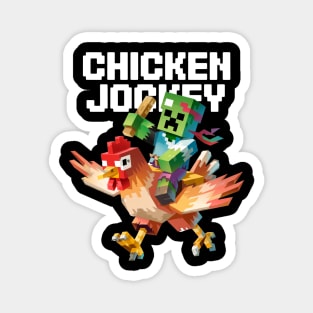 Chicken-Jockey Magnet