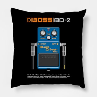 BOSS BD-2 Blues Driver Stomp Box Pillow