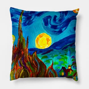 Starry Bright Night Pillow