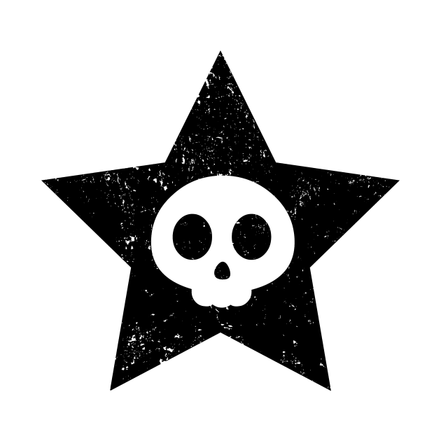 Cute Skull in Star by PsychicCat