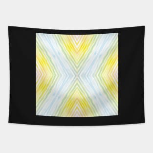 Rainbow Watercolor Diamond Tile Pattern Tapestry