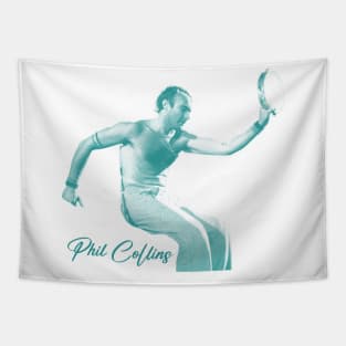 Phil Collins Dance 90s Aesthetic Design Tapestry