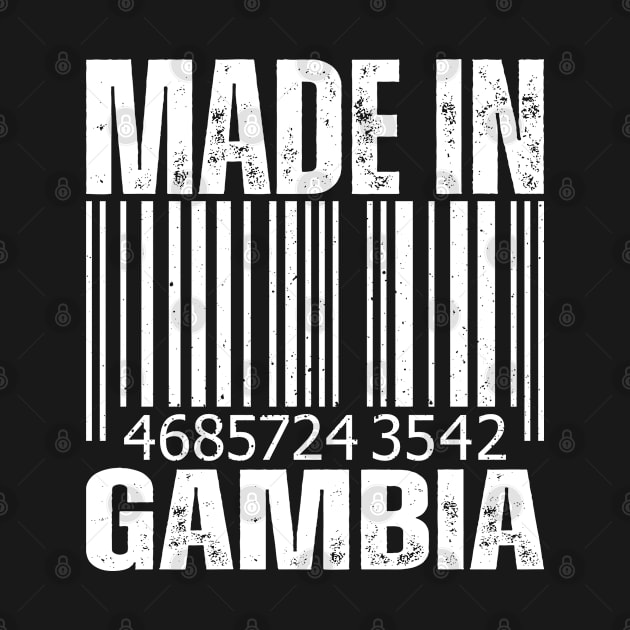 Made in Gambia Vintage Barcode by BramCrye