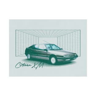 Citroen XM ---- 90s Style Vintage Aesthetic Car Design T-Shirt