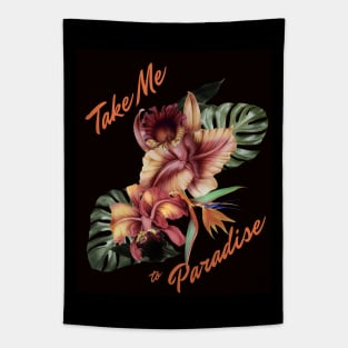 Take Me to Paradise Mug,coffee mug,t-shirt,sticker,tote,bag,apparel,magnet,pin,hoodie,pillow Tapestry