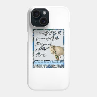 Jane Austen Quote :' It is more natural...' Phone Case