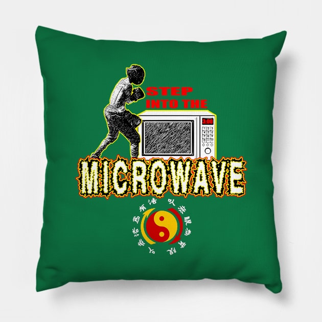 Microwave JKD Pillow by DJMShirts