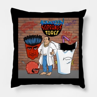 Aqua Teen Sopranos Force Pillow