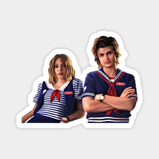 Robin and Steve Harrington (Original Drawing) Magnet