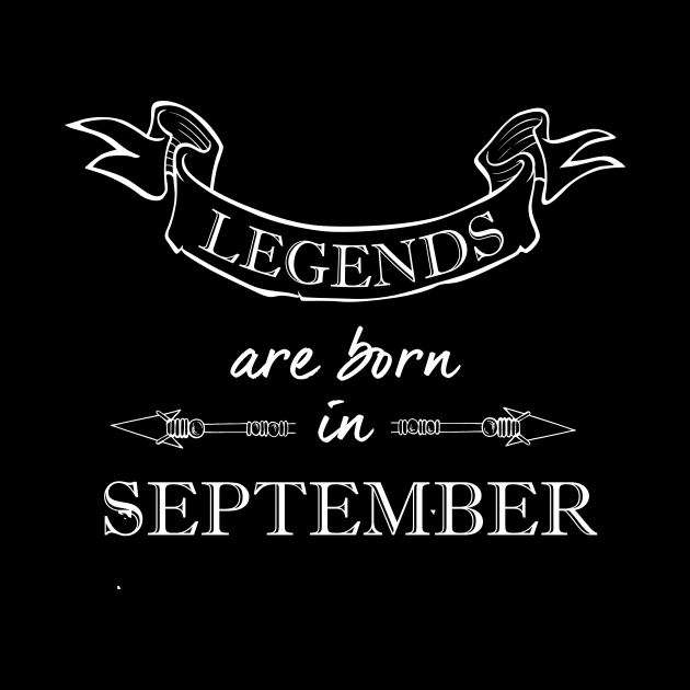 Legends are Born in September by Ciaranmcgee