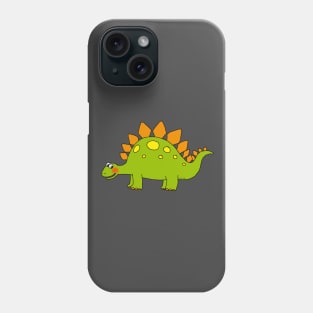 funny stegosaurus dinosaur Phone Case