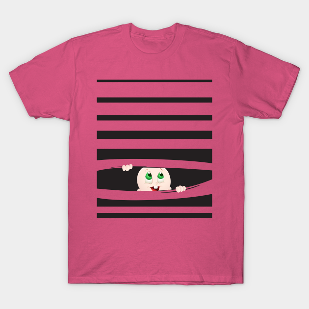 Baby Peeking Out Stripes Pregnancy Announcement Baby Peeking Out T Shirt Teepublic