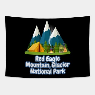 Red Eagle Mountain, Glacier National Park Tapestry