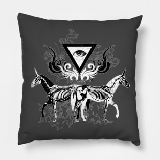 Undead unicorns Pillow