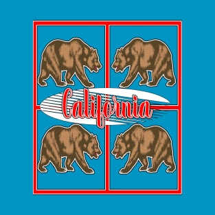 California Bear X4 Alternate by Basement Mastermind T-Shirt
