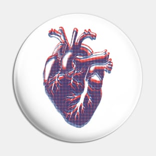 Halftone Heart Pin