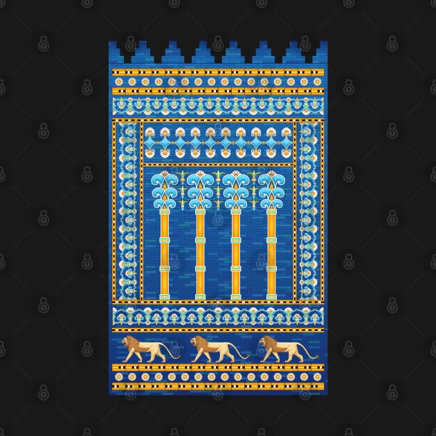 Ishtar Gate pattren by Dingir ENKI