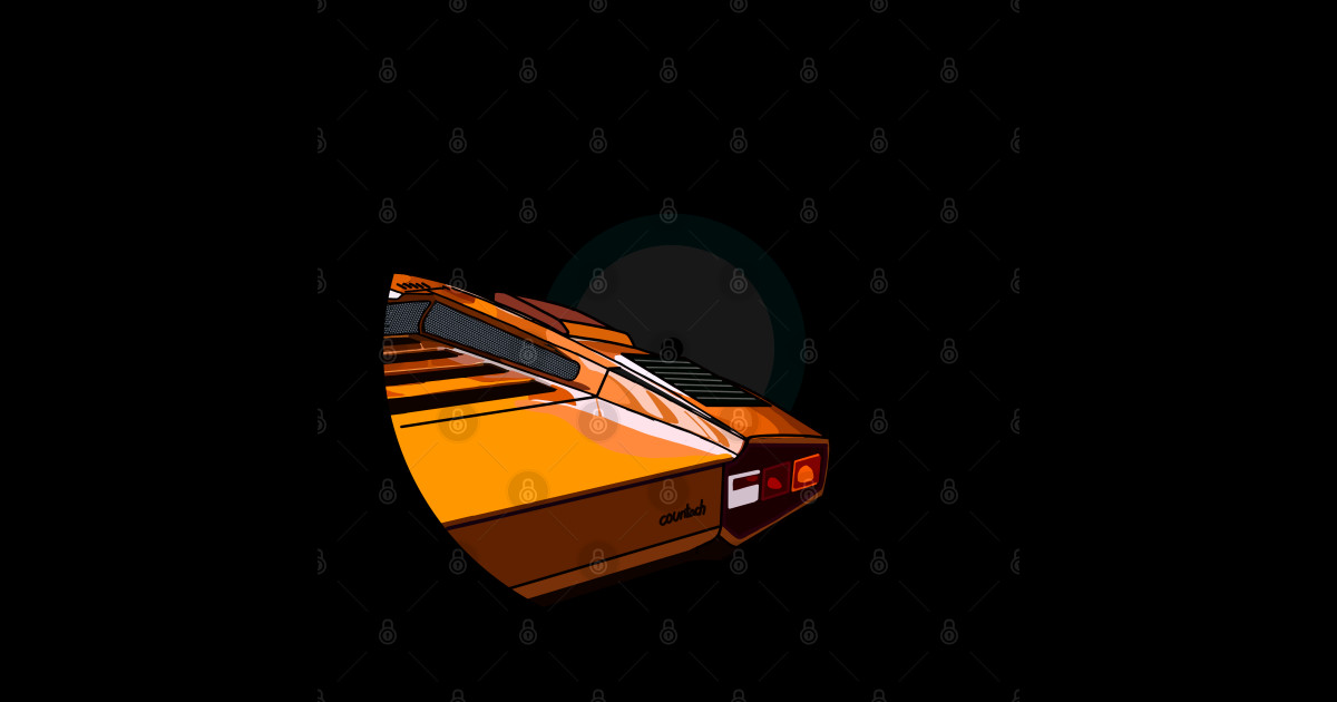 Kit Modèle Record 1:43 – Lamborghini Countach 1987 + Aileron – Résine – Occasion