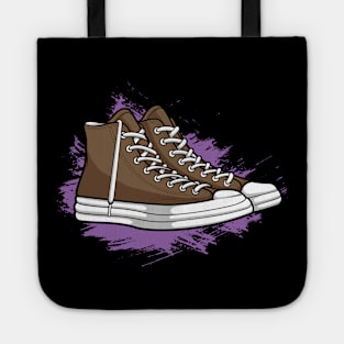 Vintage Brown Skate Sneaker Tote