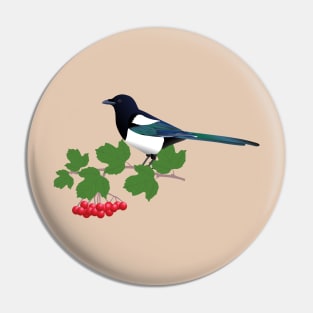 Magpie Pin