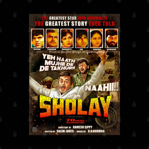 Sholay by SAN ART STUDIO 