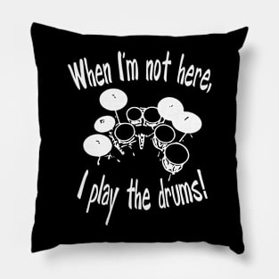 I play drums Pillow