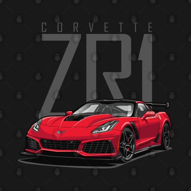 Chevy Corvette C7 ZR1 (Long Beach Red) by Jiooji Project