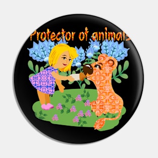 Protector for animals Pin