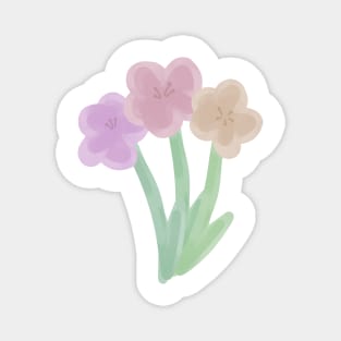 watercolour flowers Magnet